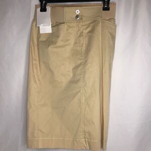 D&G‎ Dolce & Gabbana Skirt Size IT38 US 4 Cotton Blend Stretch Tan Womens